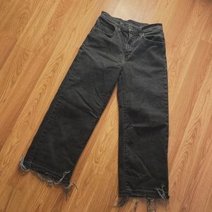 levi’s wide leg crop jeans